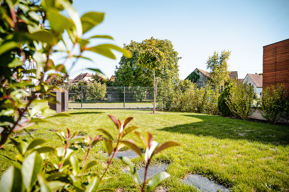 Clôture de jardin dans le Bas-Rhin